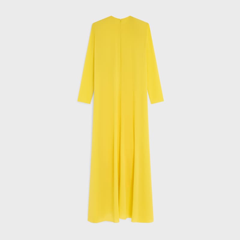 robe en georgette de soie