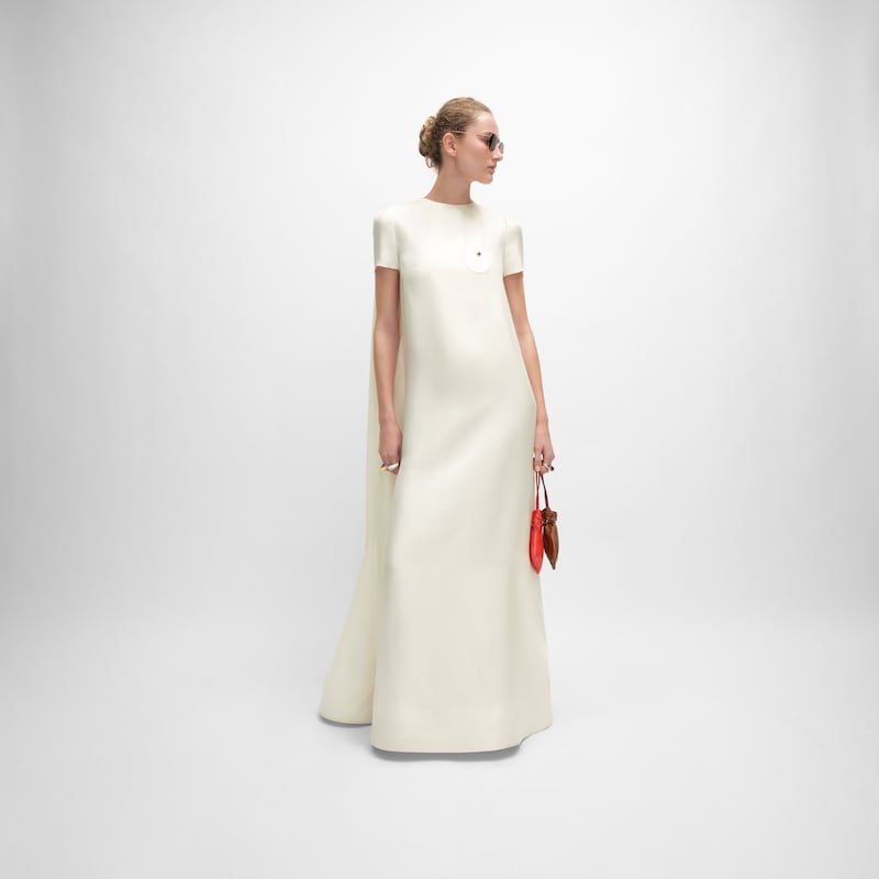 robe en organza de soie
