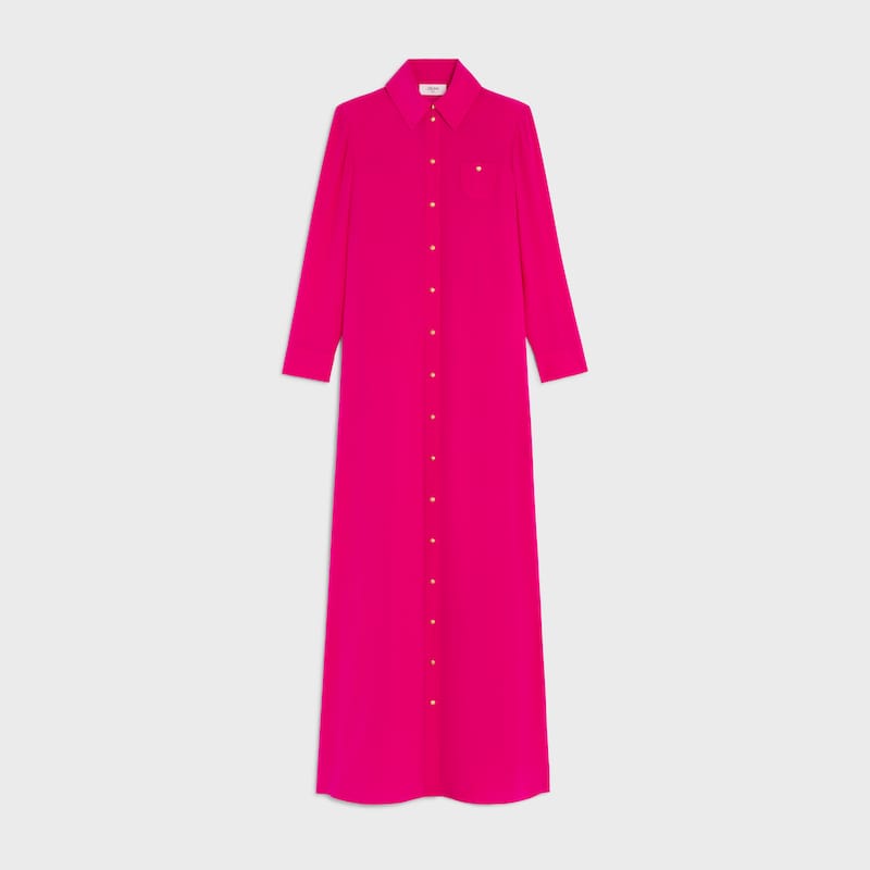 robe en crêpe de soie acétate