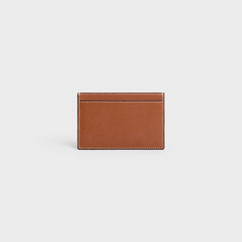 porte-cartes en cuir dagneau lisse