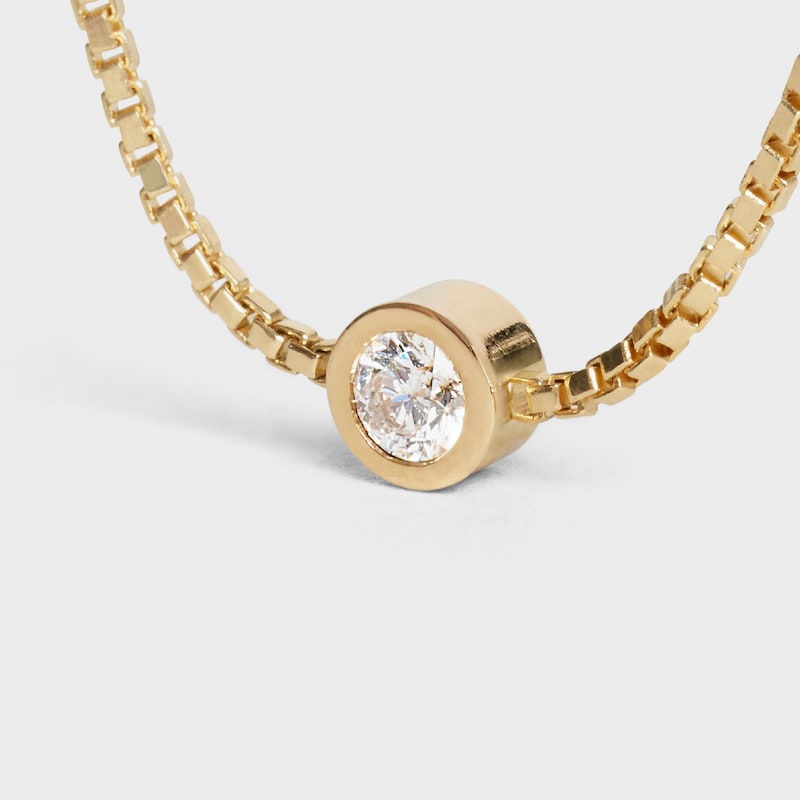 bracelet céline sentimental brillant en or jaune et diamants