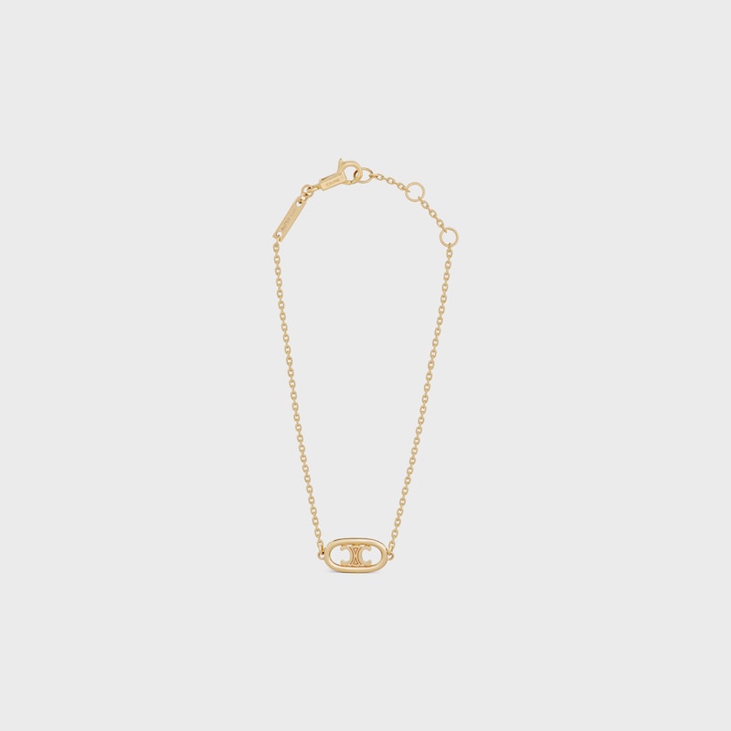 bracelet maillon triomphe en or jaune