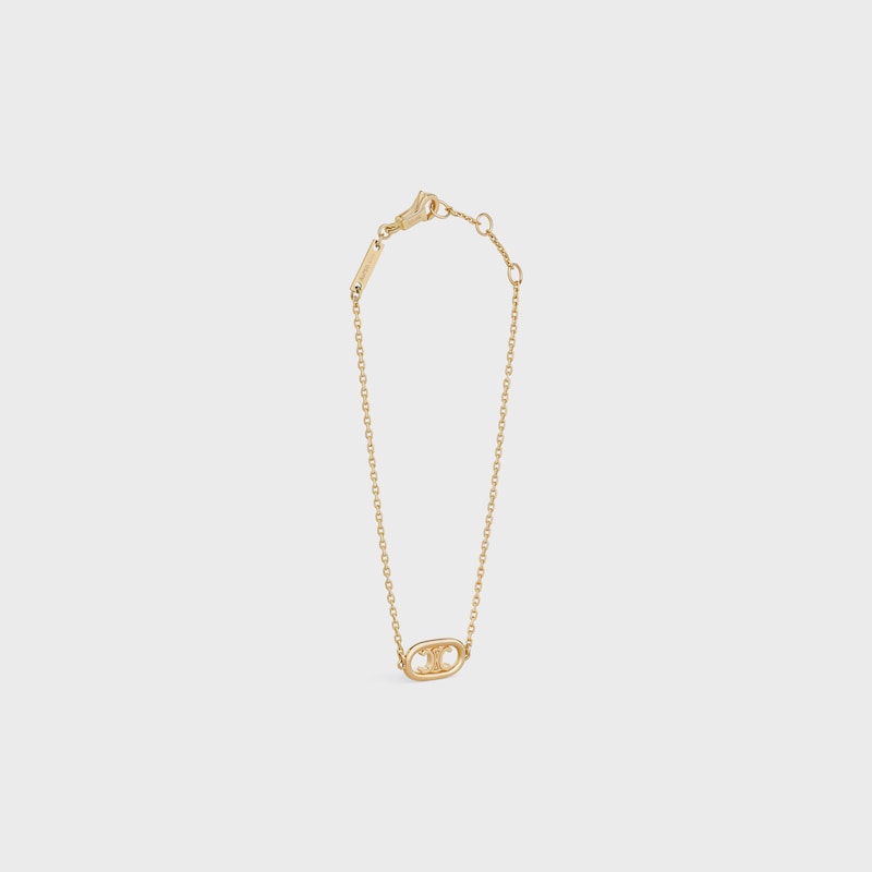 bracelet maillon triomphe en or jaune