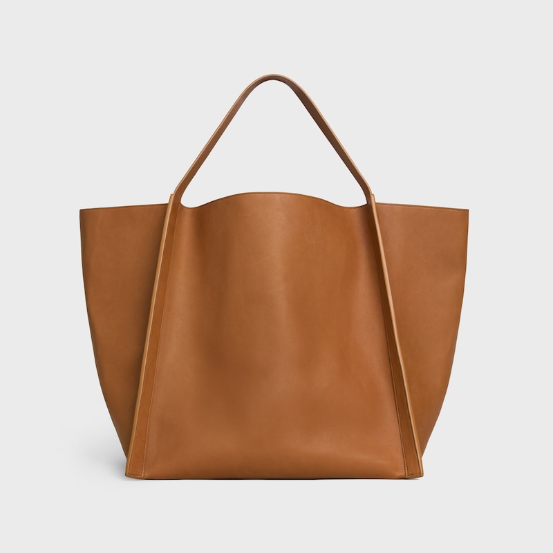 sac cubo moyen en cuir de veau souple