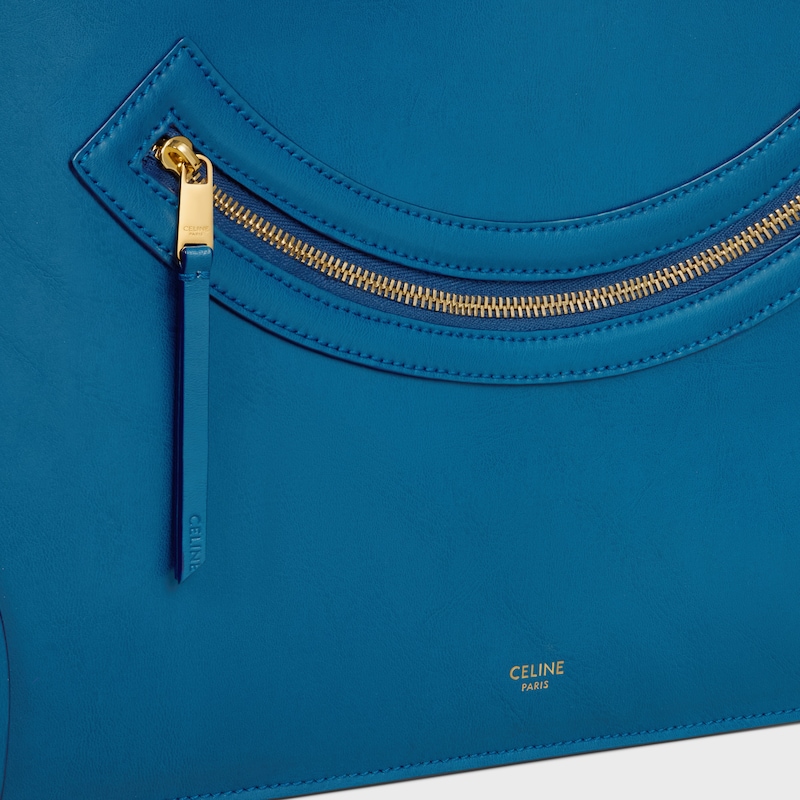 bagages flat cabas neufs en cuir de veau brillant