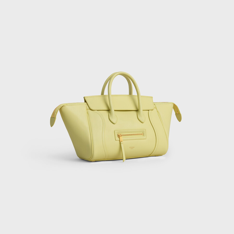 petit valise neuve en cuir dagneau souple et brillant