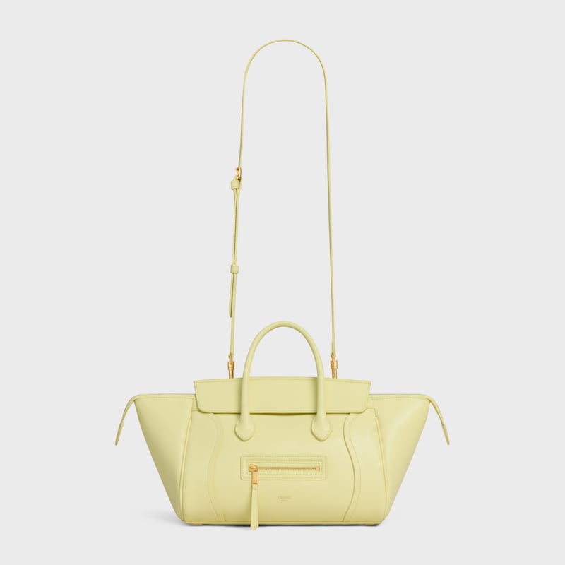 petit valise neuve en cuir dagneau souple et brillant