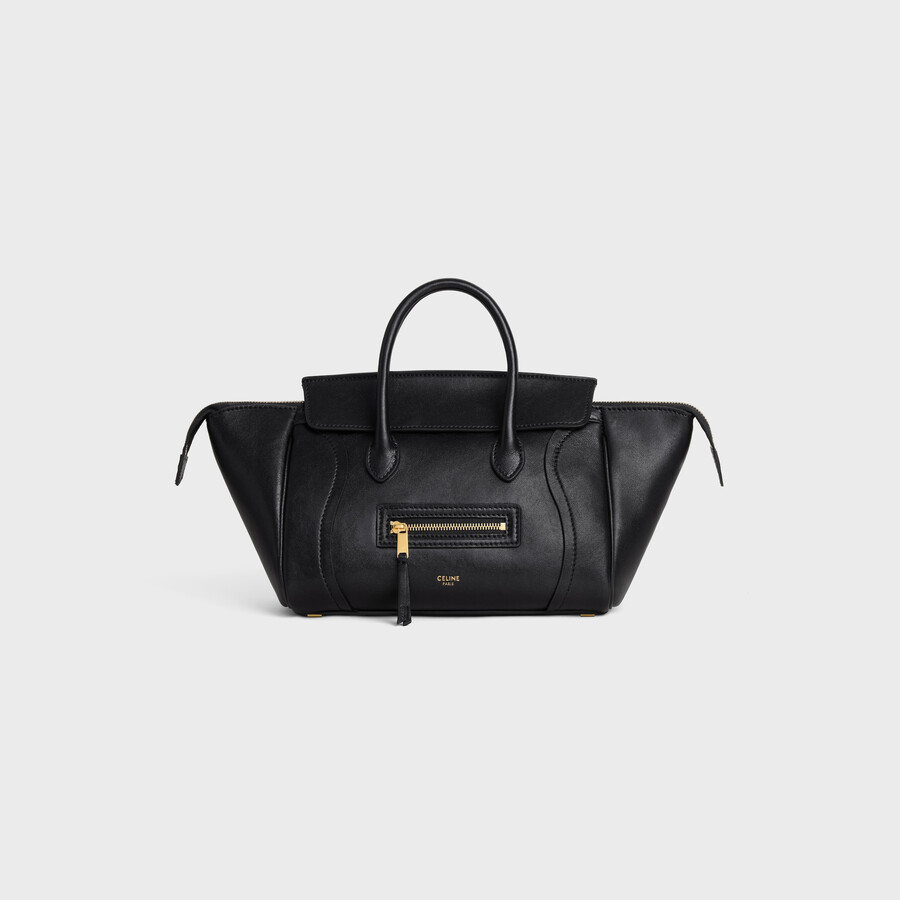 petit valise neuve en cuir dagneau souple et brillant