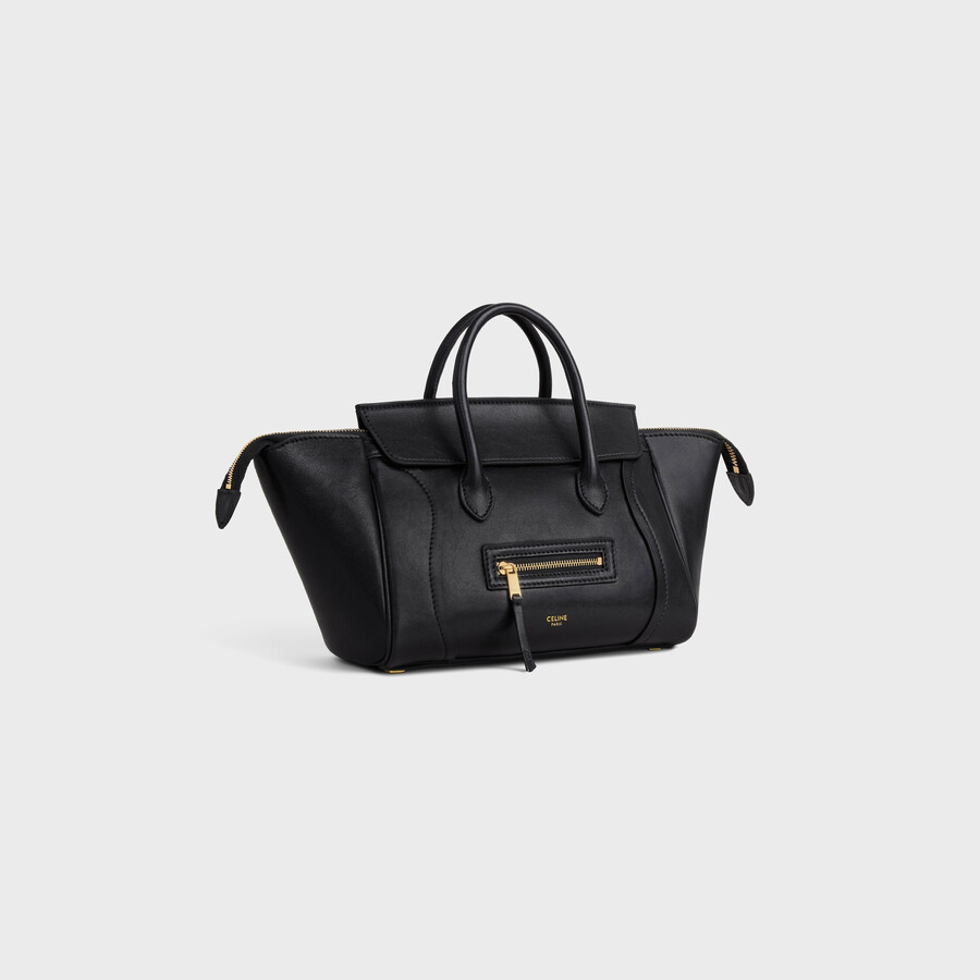petit valise neuve en cuir dagneau souple et brillant