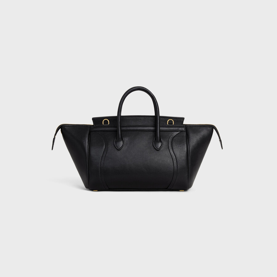 petit valise neuve en cuir dagneau souple et brillant