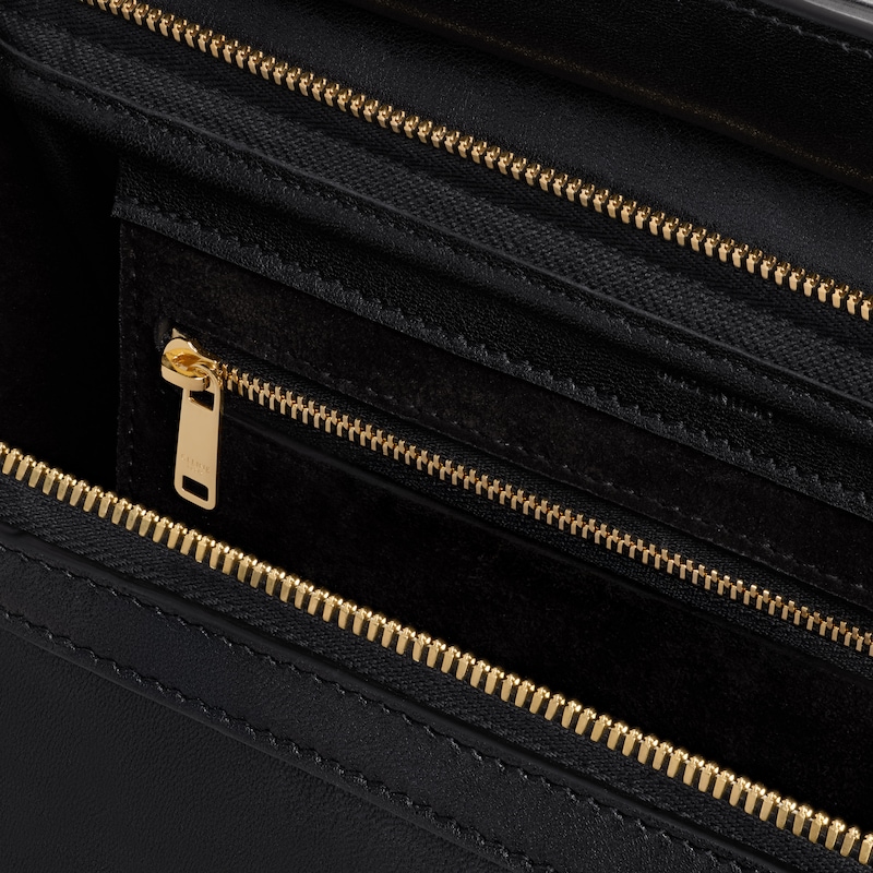 petit valise neuve en cuir dagneau souple et brillant
