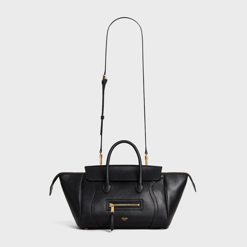 petit valise neuve en cuir dagneau souple et brillant