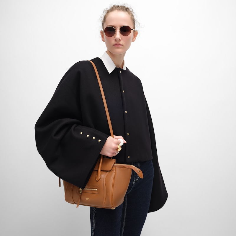 petit valise neuve en cuir dagneau souple et brillant