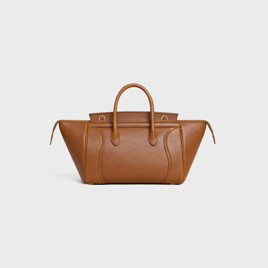 petit valise neuve en cuir dagneau souple et brillant