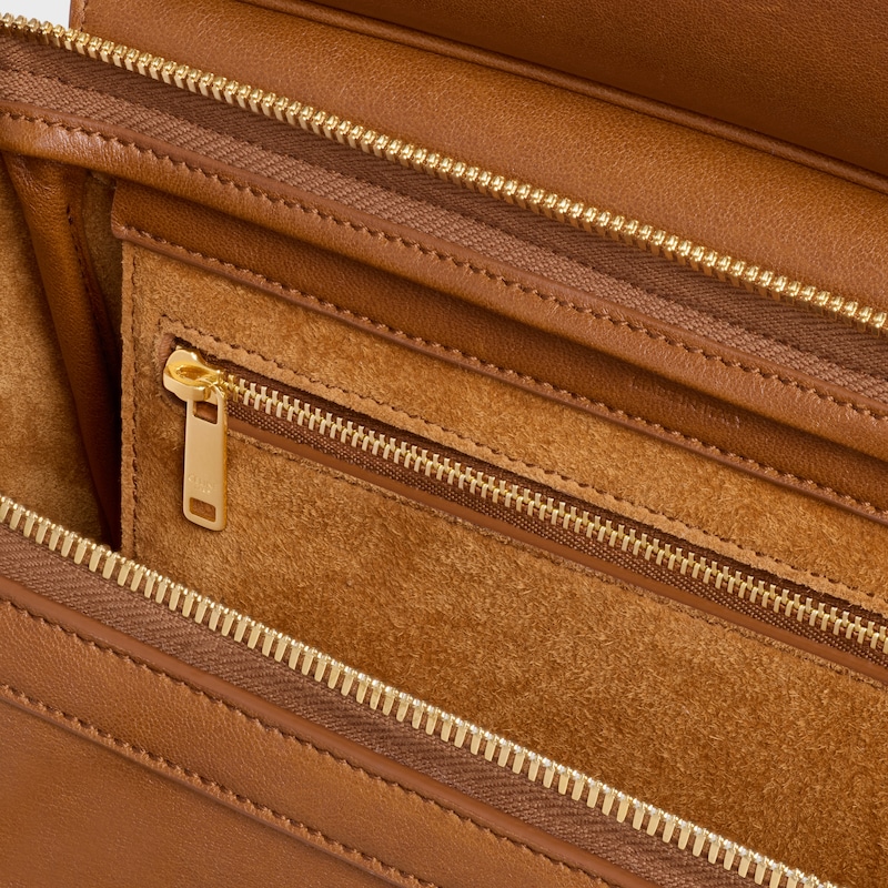 petit valise neuve en cuir dagneau souple et brillant