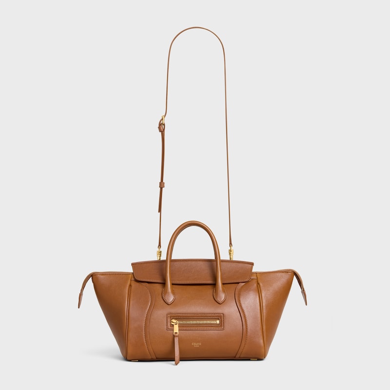 petit valise neuve en cuir dagneau souple et brillant