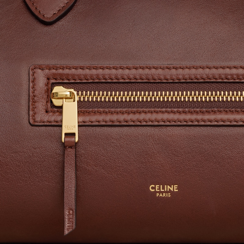 bagage neuf de taille moyenne en cuir dagneau souple et brillant