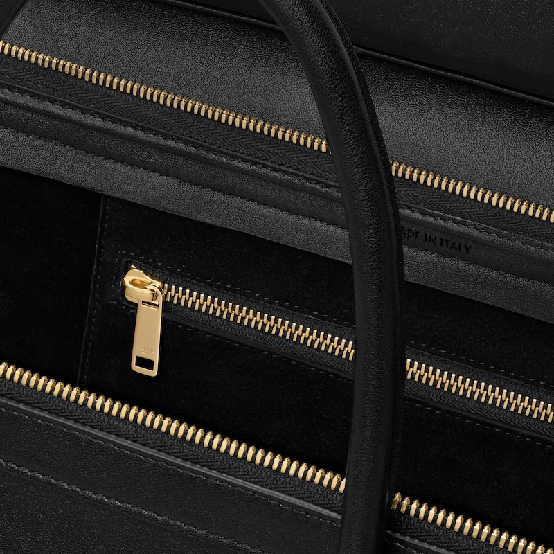 bagage neuf de taille moyenne en cuir dagneau souple et brillant