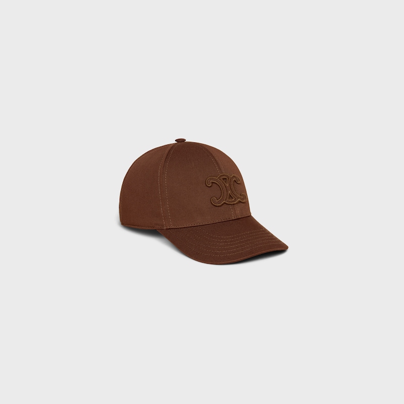 casquette baseball triomphe en gabardine de coton