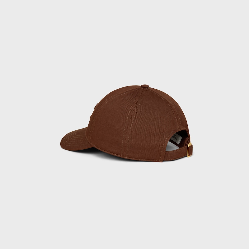 casquette baseball triomphe en gabardine de coton