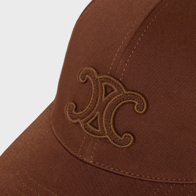 casquette baseball triomphe en gabardine de coton