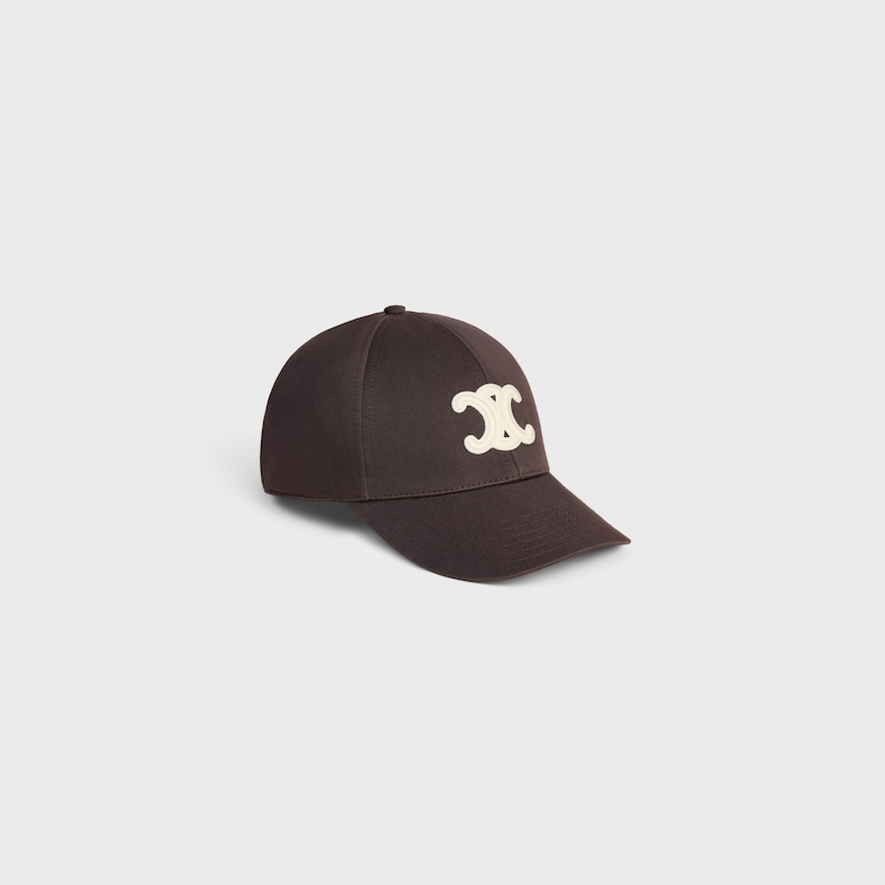 casquette baseball triomphe en gabardine de coton