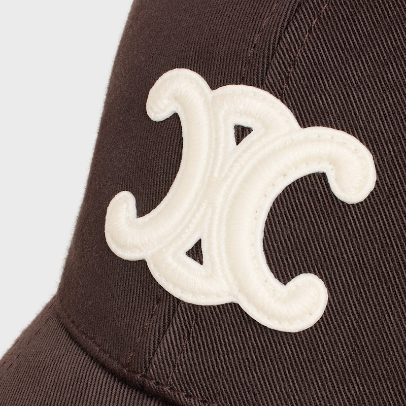 casquette baseball triomphe en gabardine de coton