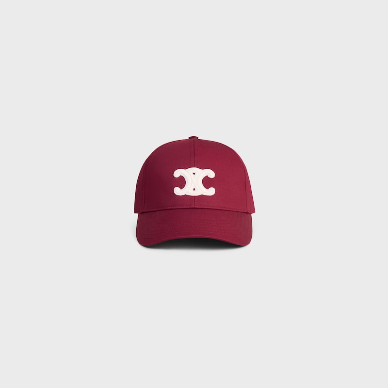 casquette baseball triomphe en gabardine de coton