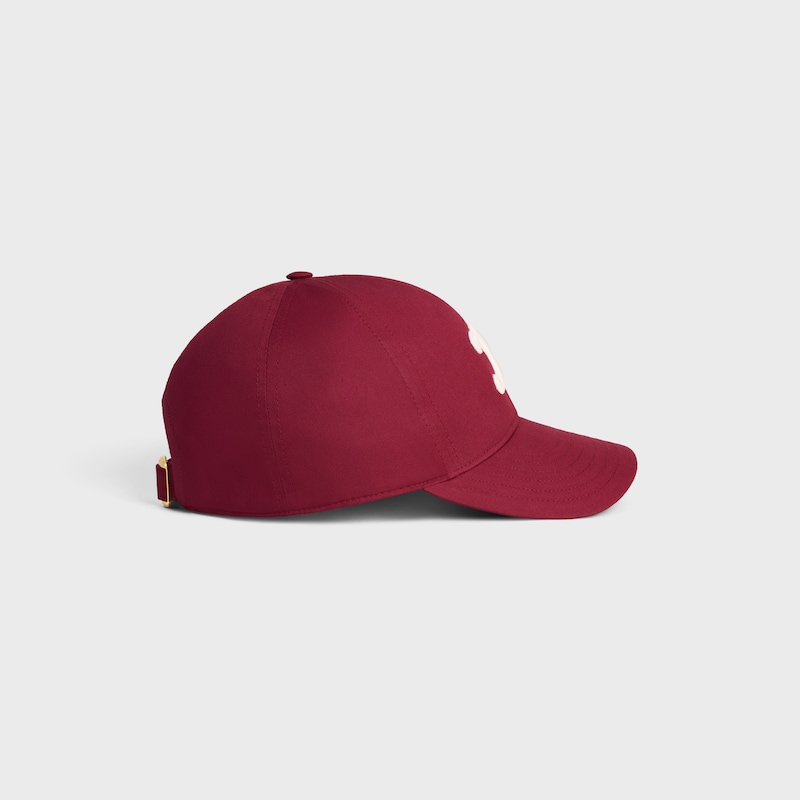 casquette baseball triomphe en gabardine de coton