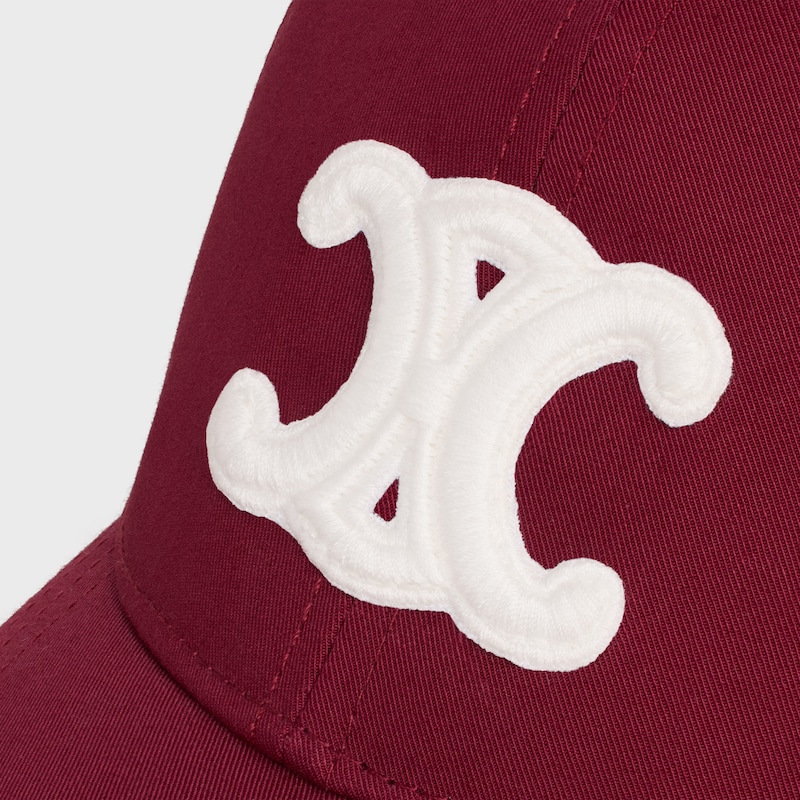casquette baseball triomphe en gabardine de coton