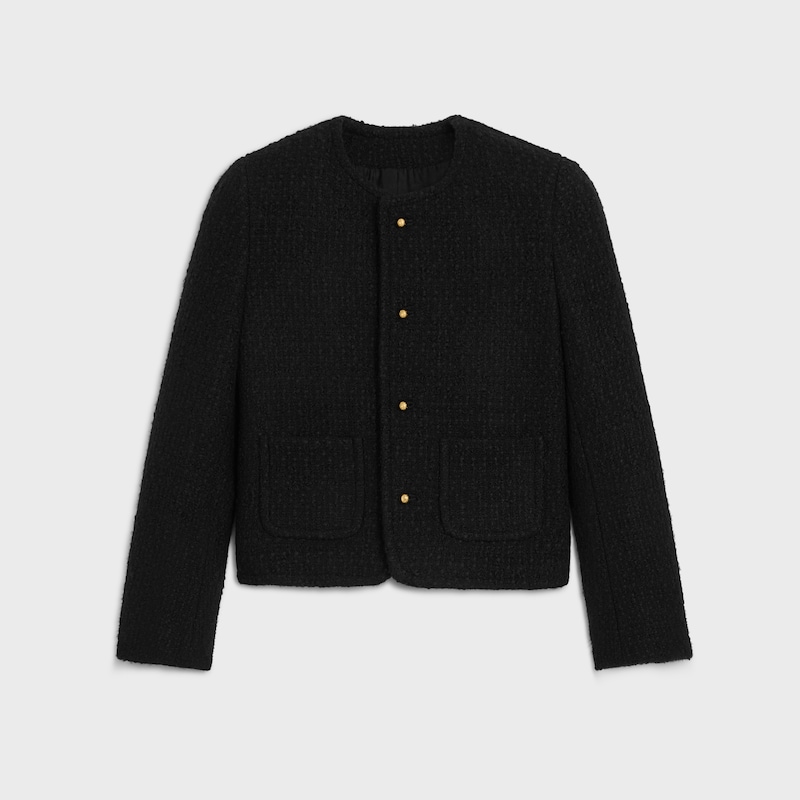 veste iconique en laine nattée