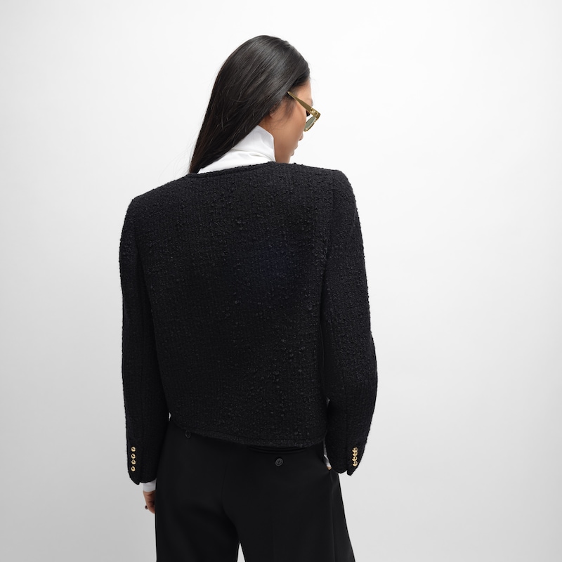 veste iconique en laine nattée