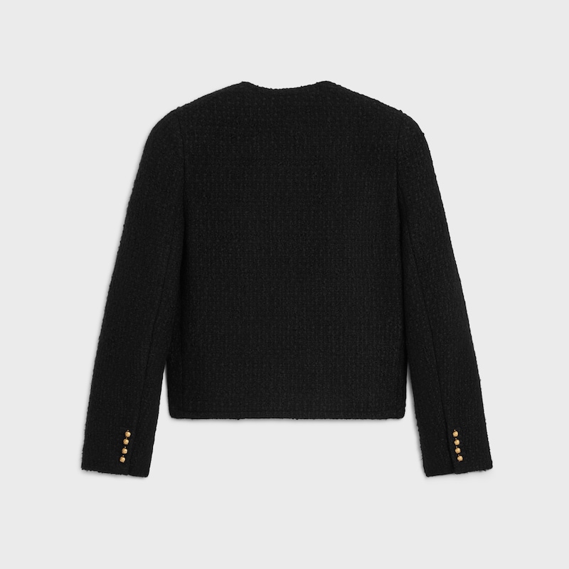 veste iconique en laine nattée