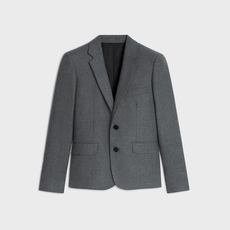 veste campbell en flanelle sergée
