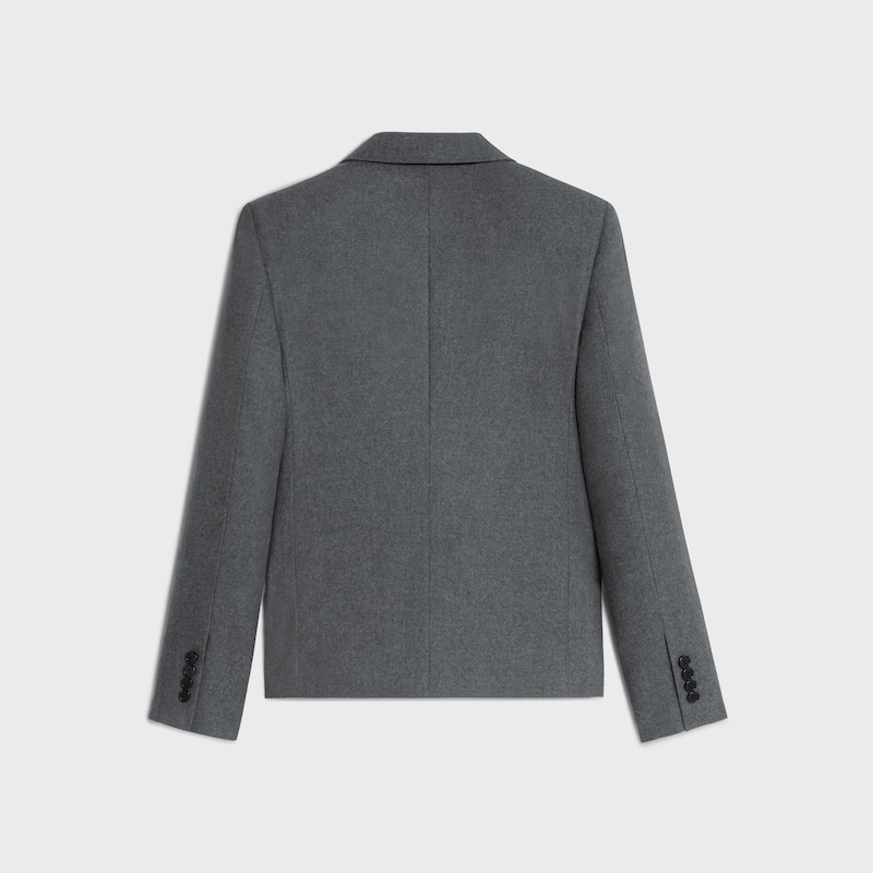 veste campbell en flanelle sergée