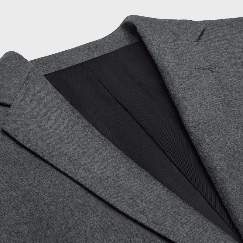 veste campbell en flanelle sergée