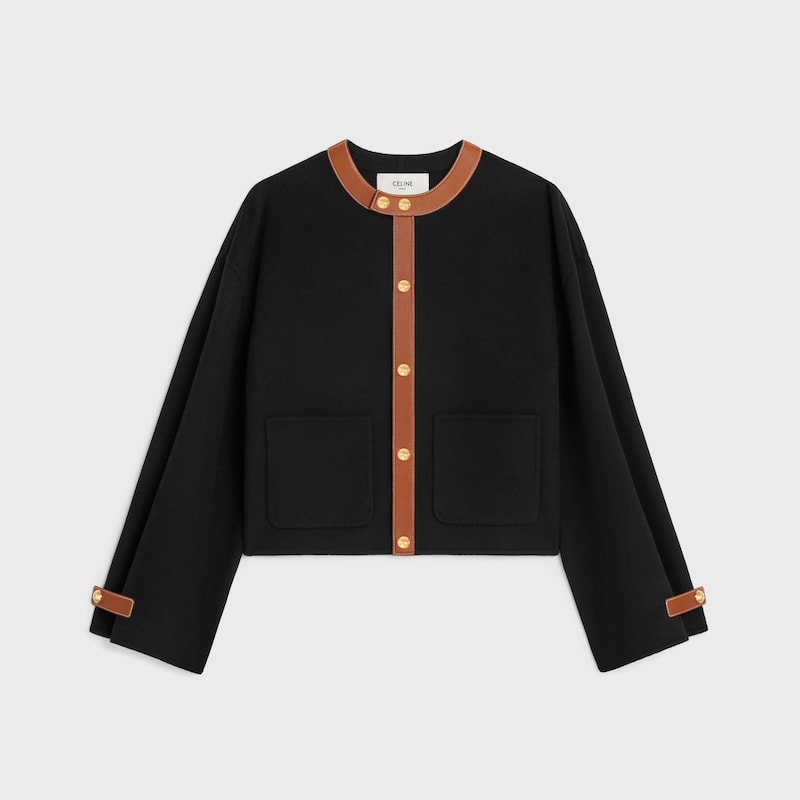 gilet cardigan en cachemire double face
