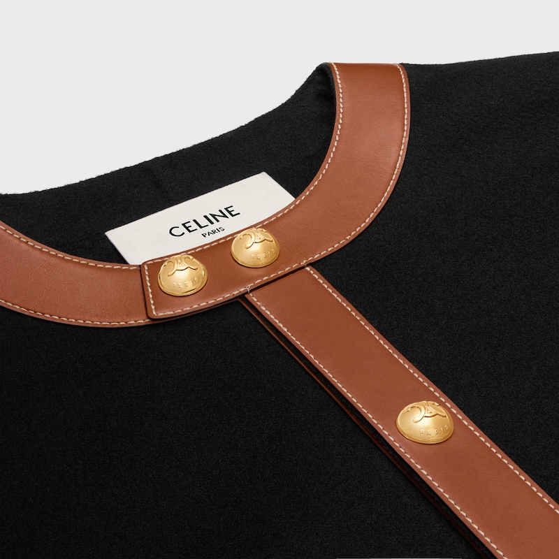 gilet cardigan en cachemire double face