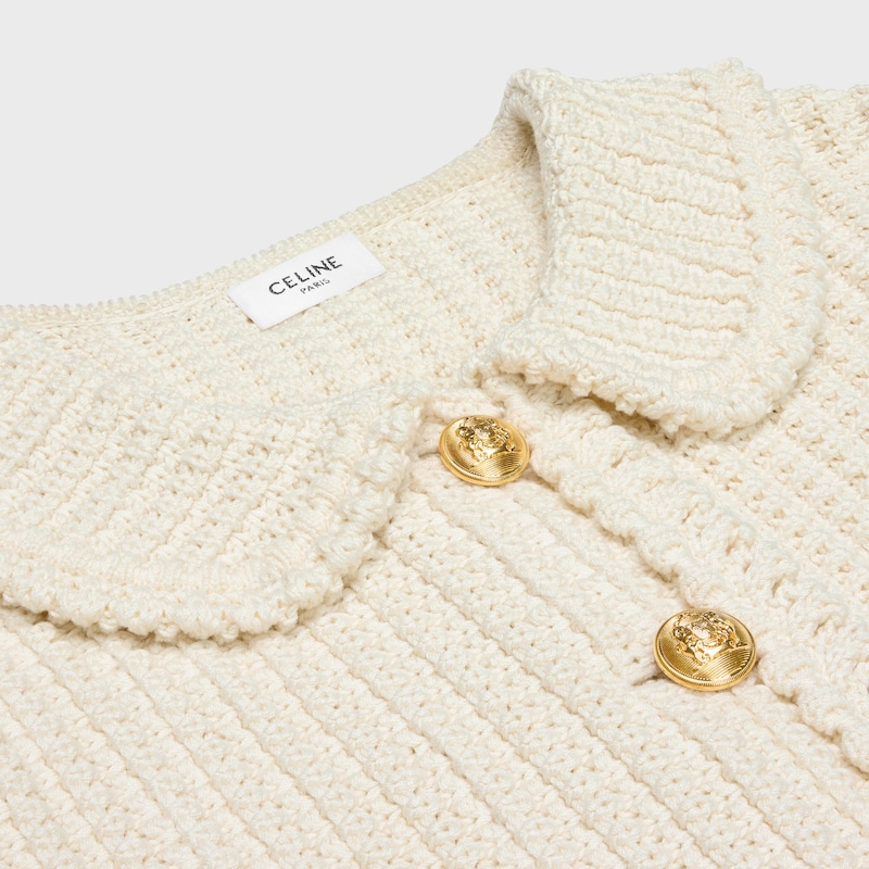 gilet cardigan en coton