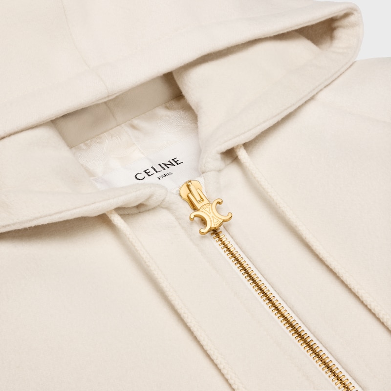 veste blouson triomphe en cachemire double face