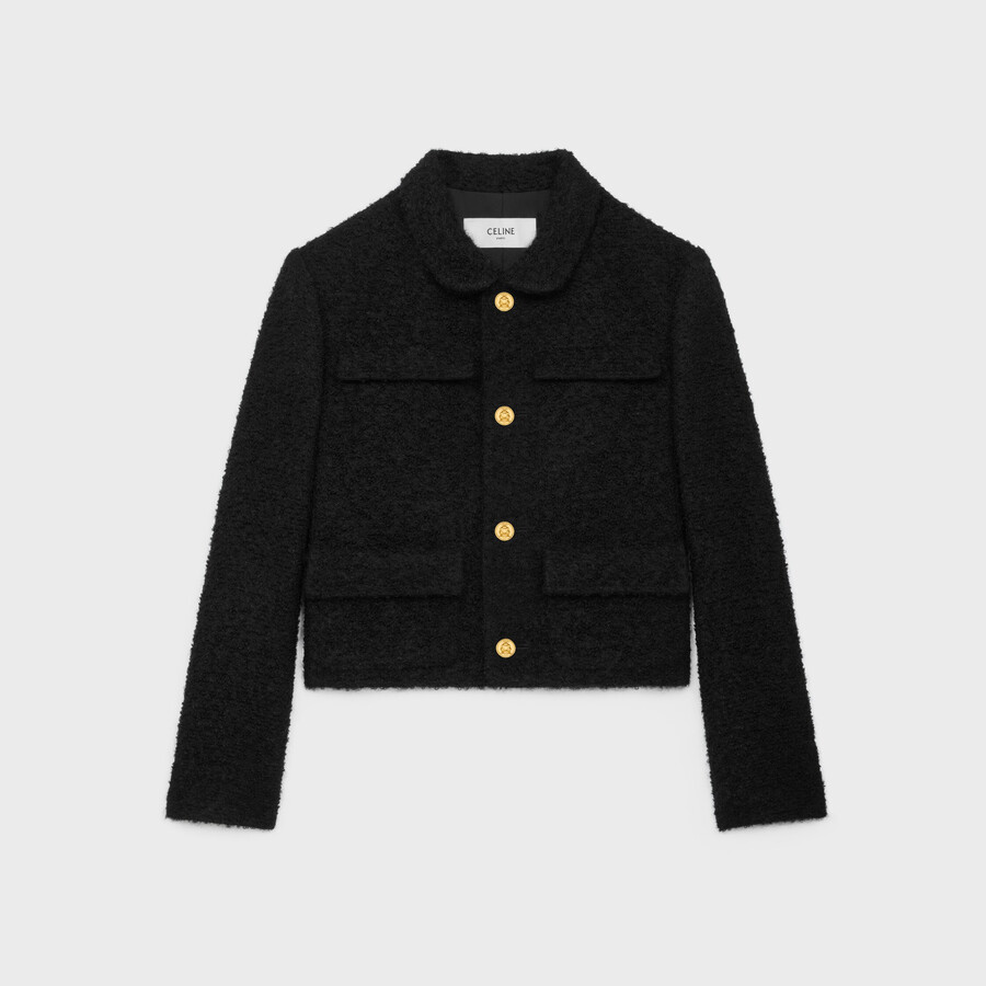 veste saint germain en bouclette natté