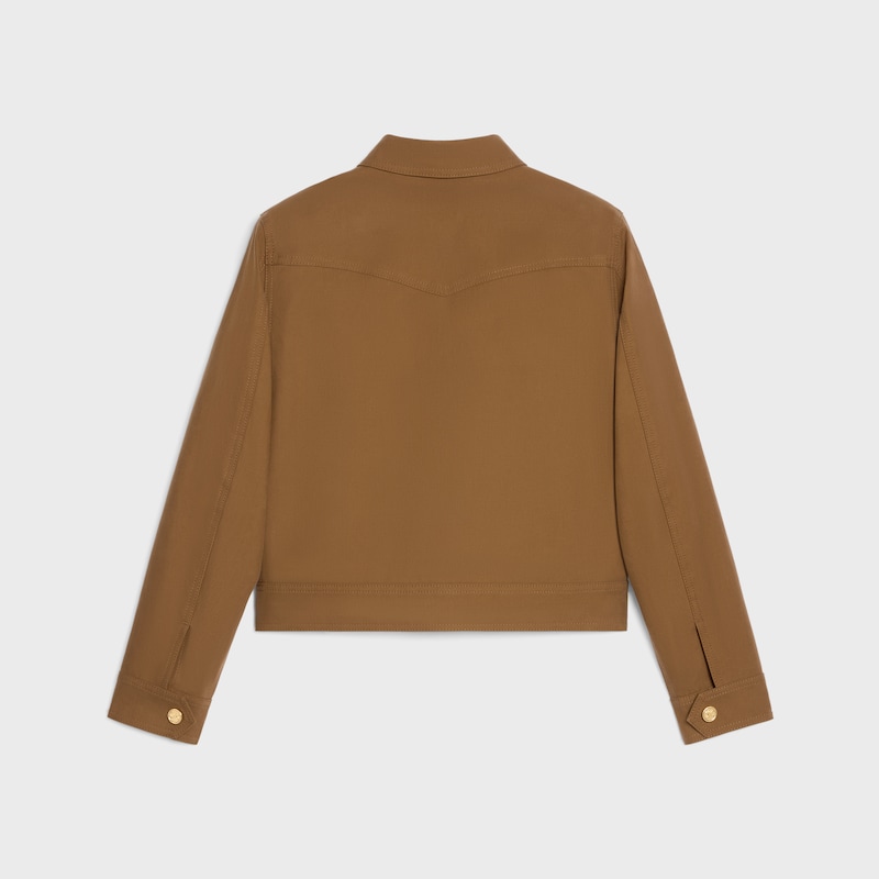 blouson western en sergé de coton