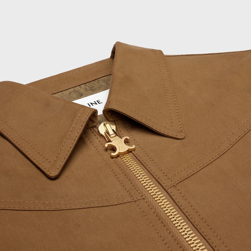 blouson western en sergé de coton