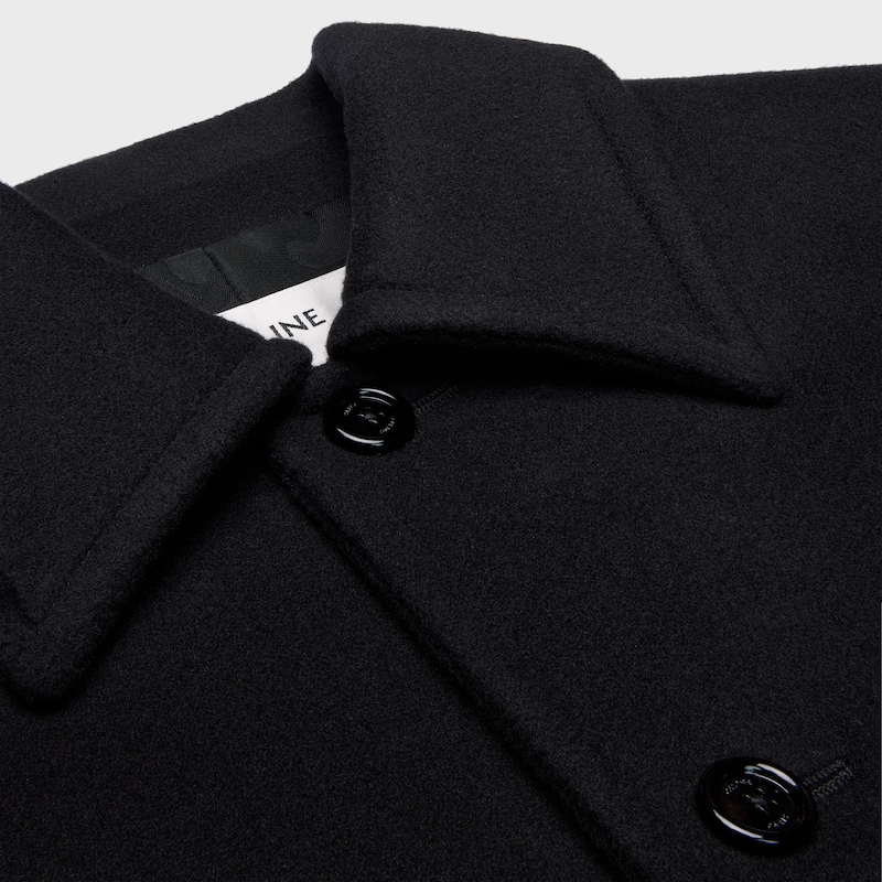 veste en laine cachemire double face