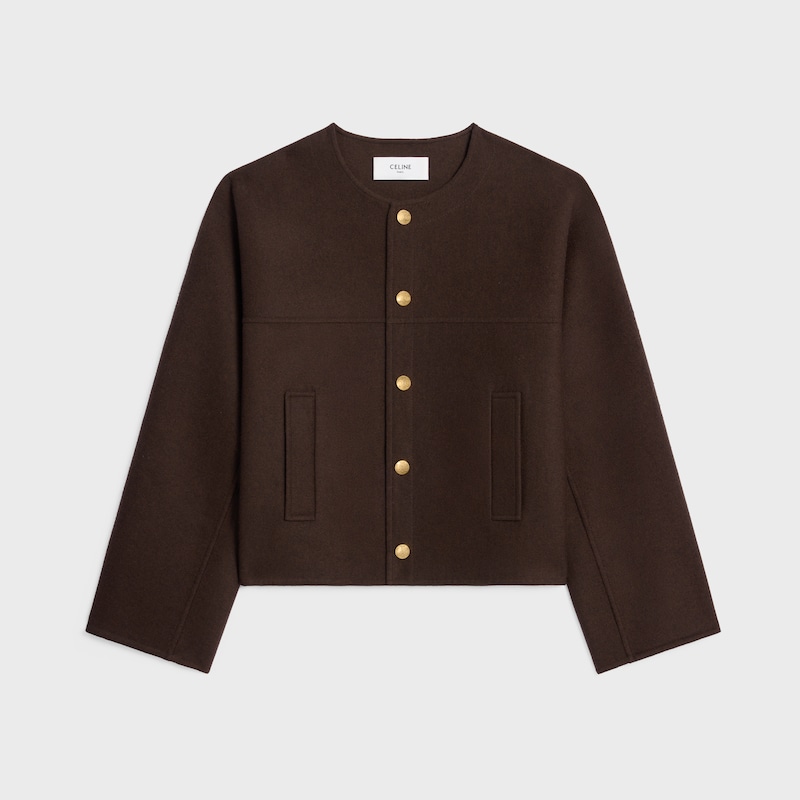 gilet cardigan en cachemire double face