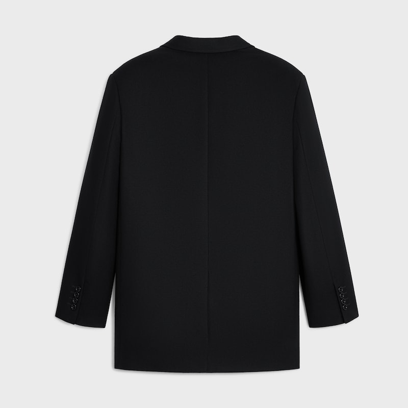 veste tailleur en flanelle de cachemire