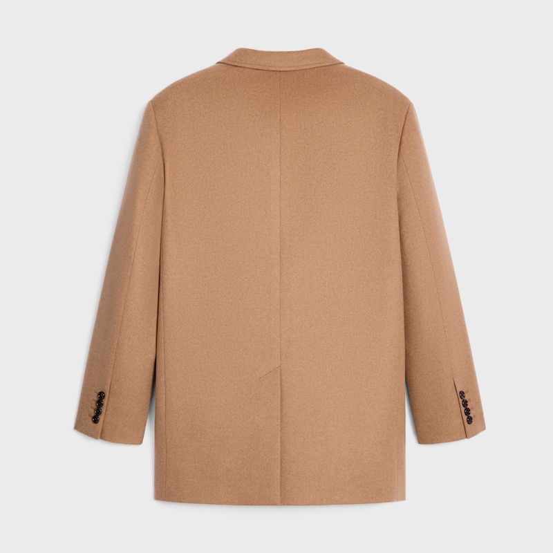 veste tailleur en flanelle de cachemire