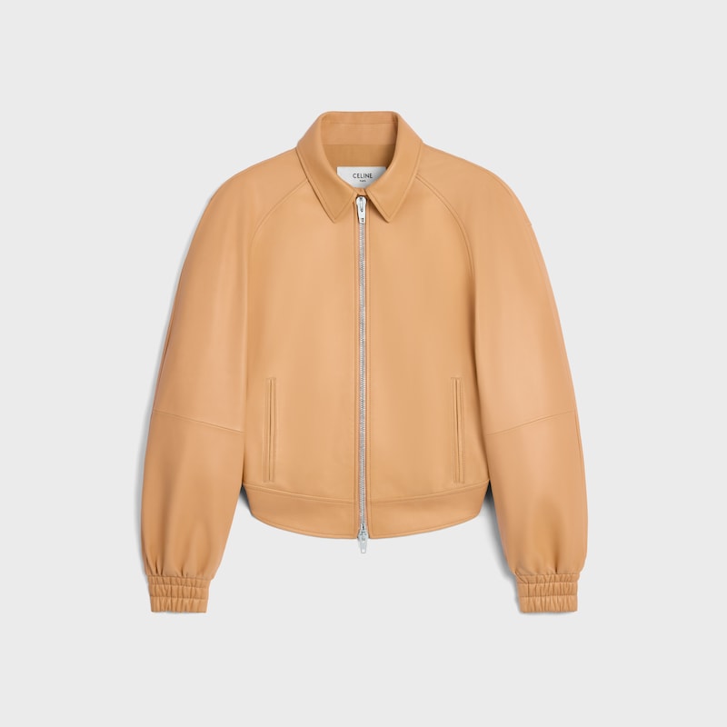 veste en peau dagneau plongé