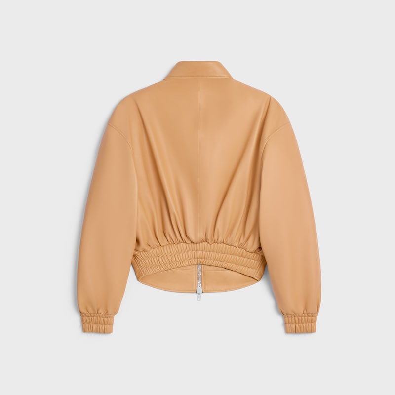 veste en peau dagneau plongé