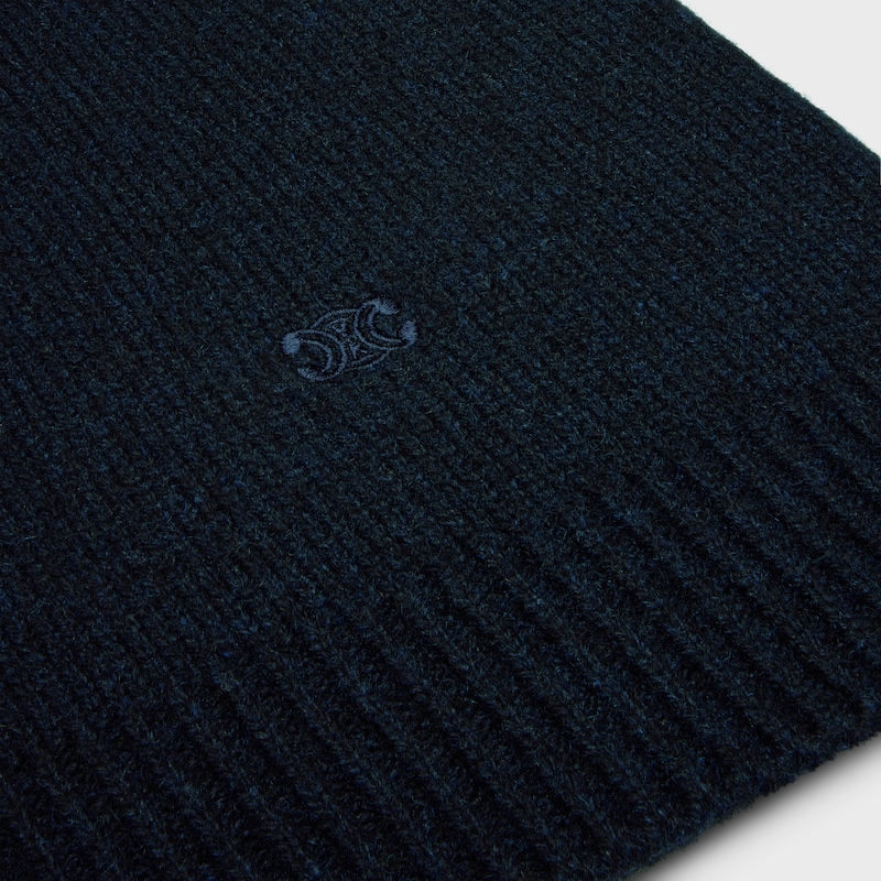 pull à col roulé en cachemire sans couture